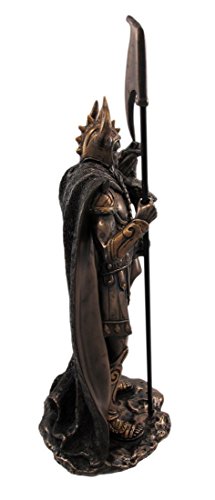 Norse God Pagan Viking Loki Statue Bronze Finish 10 3/4" Tall #TOP1