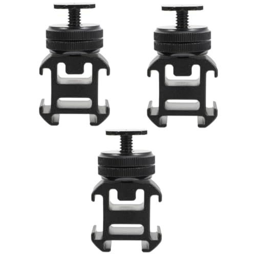 Zapata de repuesto para cámara de aluminio: adaptador de flash universal con rosca 1/4 firme