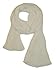itendance Chèche Écharpe Double Très Long 3 Mètres 100% coton Foulard écru