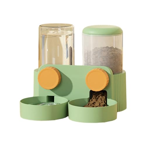 自動フィーダーケージマウントウォーター給水ペットディスカーペットフィーダーボウル犬自動ダブルボウル