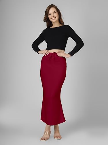 Image of Nexsus Stretchable Saree Shapewear | Petticoat for Women | Cotton Blended | Skirts for Women | Shape Wear Dress for Saree | Available in 80+ Colors and Plus Sizes