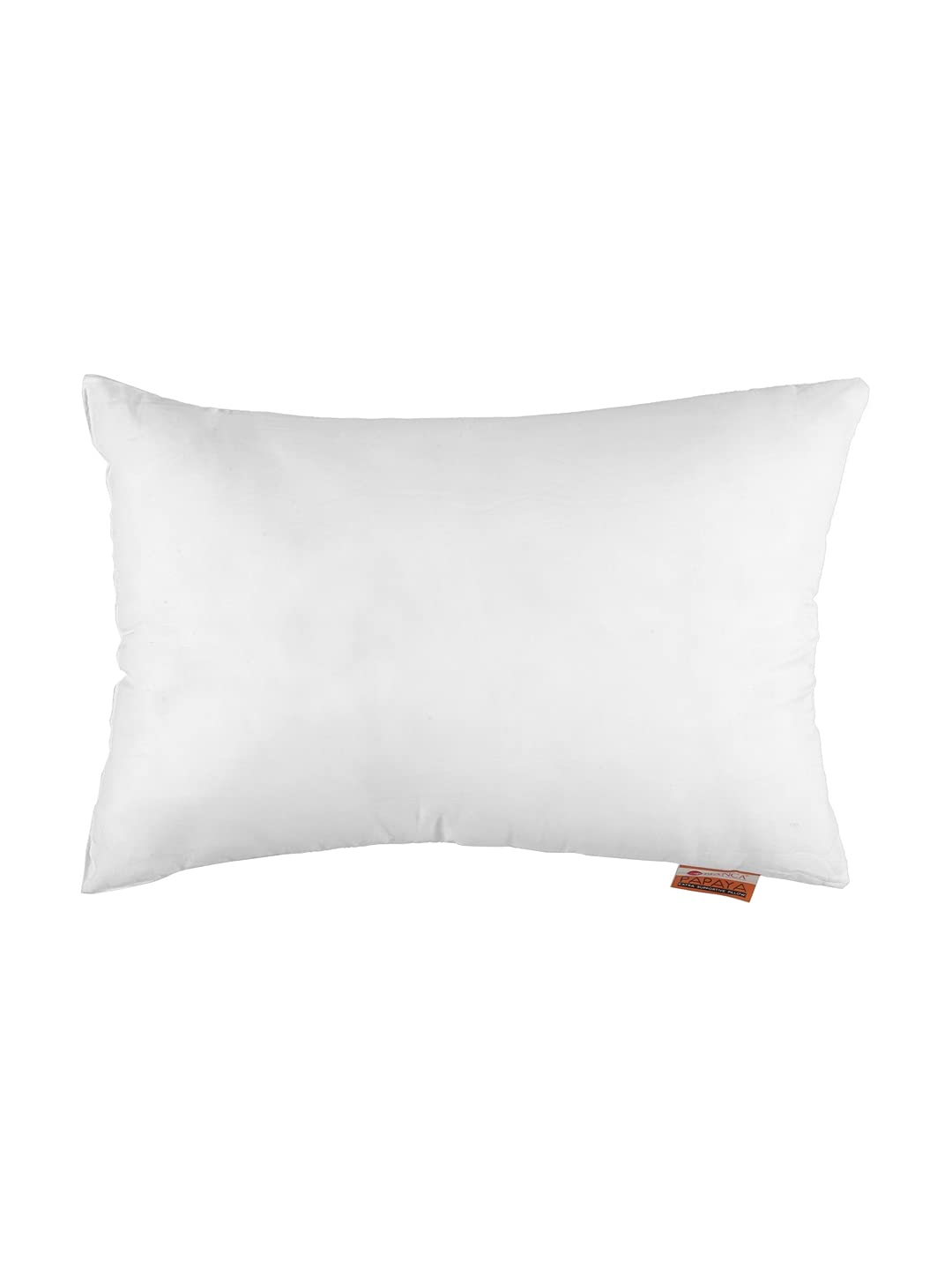 BIANCA Soft Papaya Microfiber Pillow with Smooth Microfiber Shell -1Pc 16 X 24 (Papaya) Solid-White-picture-25