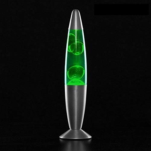 GKA Lampa lava Magma lampa lava magiczna lampa 34 cm lampa stołowa lampa nastrojowa z zapasową żarówką zielona