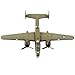 CHICHIYANG Retro 1/144 Scale B-25 Bomber Mitchell Alloy Aircraft Model Aviation Collectibles Airplane Model Toys for Girls & Boys