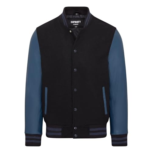 Letterman Baseball Wool Leather Varsity Bomber Jacket