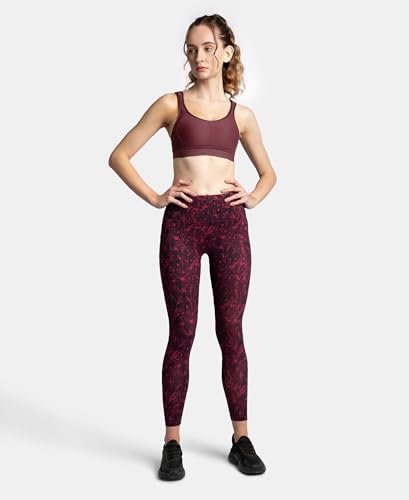 Image of Jockey MI11 Women's Wirefree Non Padded Microfiber Elastane Stretch Full Coverage Sports Bra with StayDry Treatment Tawny Port 32C