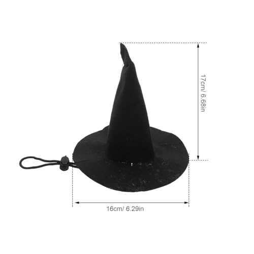 Sombrero de Bruja para Mascotas Halloween miniatura 5