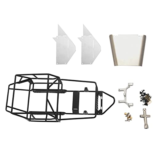 Châssis en métal premium et cage de roulement tubulaire noire pour RC C24 C14