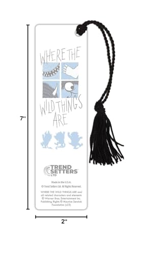 Where The Wild Things are - King of Wild Things - 2" X 7" Glossy Tassel Bookmark - Officially Licensed Merchandise - Image 5