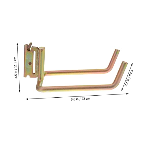Crochet E-track en acier robuste avec fixation rapide pour rails
