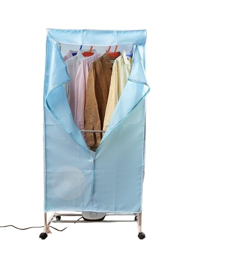 Image of 1000W Electric Clothes Dryer | 360 Hot Air Circulation | Double Layer Stainless Steel Rack | 180 Min Timer | Portable, Easy Assembly Laundry Dryer