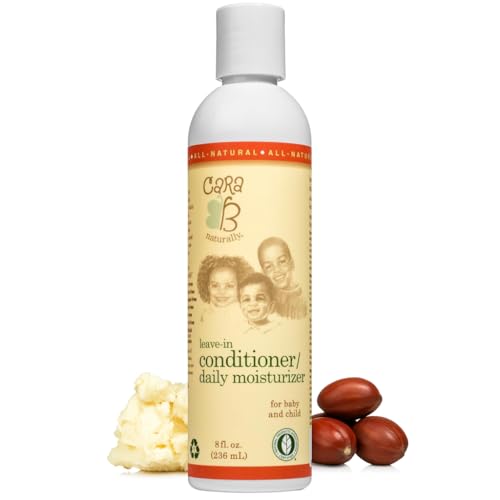 Image of Leave-In Baby Conditioner & Moisturizer for Textured Hair, Detangler for Curls & Coils, Black & Brown Babies, African American Toddlers, Children & Kids of Color, 8 oz