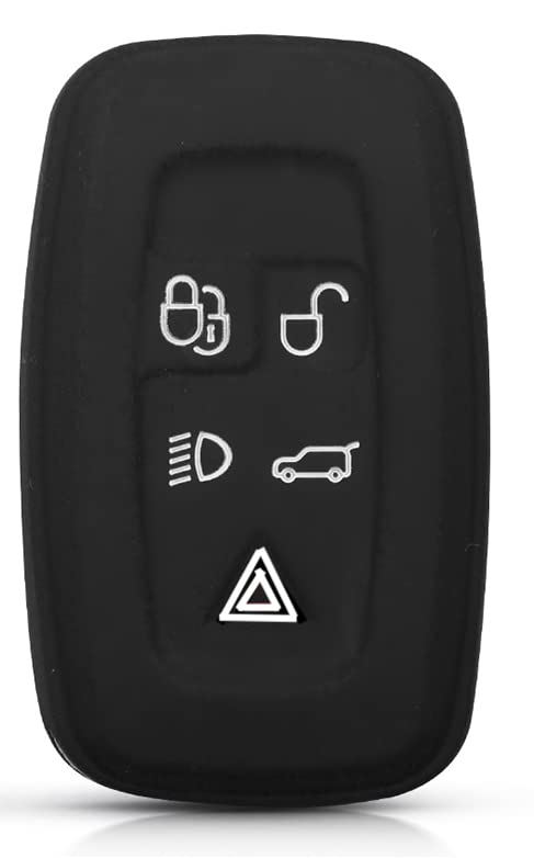 WANGXI Custodia In Silicone Per Chiave Auto Land Rover Range Rover Sport Vogue, 2006-2009, Protezione Antigraffio - 2