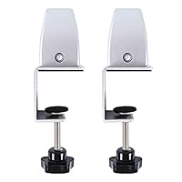 JIVIMOCO Büro-Schreibtisch-Teilklemme Privatsphäre Bildschirm Clip Halterung Bildschirm Halterung Leitblech Teilnehmer Klemme Tischklemme - Silber