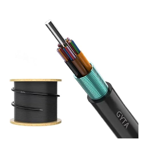 Câble fibre optique monomode extérieur 24 coeurs pour réseau urbain