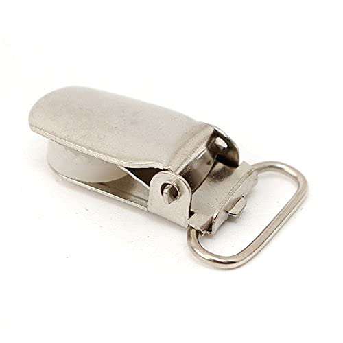 10er Pack Schnullerclips Aus Metall – Silberne Klammern Für Dummy-Halter, Praktisch Für Unterwegs