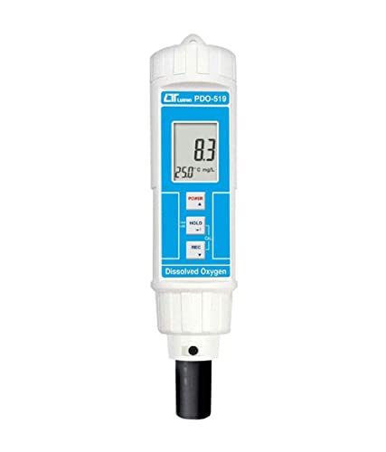 Dissolved Oxygen Meter with BOD attatched Probe for Fish Hatcheries | Digital dissolved Oxygen Meter for Pond |Water Conditioning Plants and Agriculture by Model: PDO-519