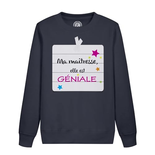 Sweatshirt enfant imprimé avec étoiles multicolores pour l'école et la récréation