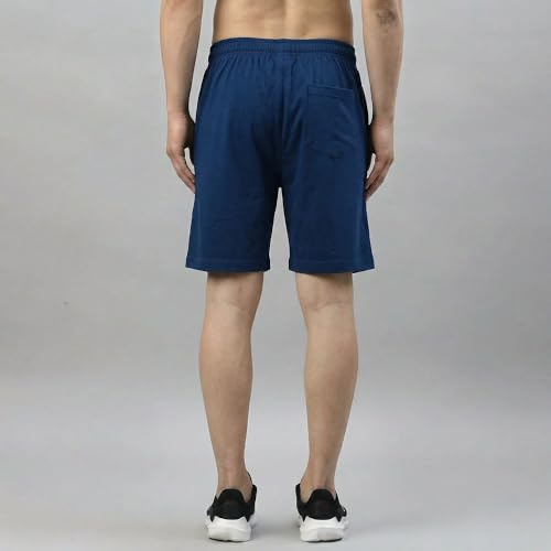 Image of Amul Comfy Men Ultra Soft Cotton-Rich Drawstring Lounge Shorts