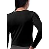 Sivvan-3-Pack-Womens-Comfort-Long-Sleeve-T-ShirtUnderscrub-Tee Sivvan Scrubs for Women - Long Sleeve Comfort Underscrub Tee 3-Pack - S85003 - Black/Dark Marl Grey/White - S