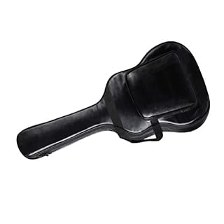 FARUTA 40/41″ Sac de guitare réglable double sangle pour guitare acoustique avec poche à poignée, housse étanche pour basse (couleur : noir) - Les Beatles, Paul McCartney, John Lennon, RIngo Starr, George Harrison FARUTA 40/41" Sac de guitare réglable double sangle pour guitare acoustique avec poche à poignée, housse étanche pour basse (couleur : noir) – Image 4