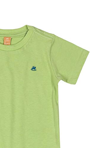 Camiseta Infantil Básica Menino, Up Baby, Meninos, Verde Limão Brilhante, 04