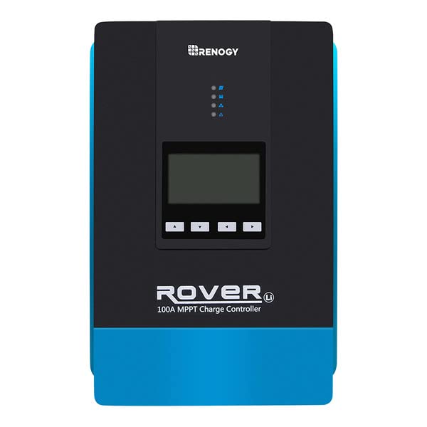 Renogy 100A MPPT Laderegler, 12/24/36/48 V Solarladeregler Solarmodul Solarpanel Solar-Laderegler mit LCD-Bildschirm, für AGM, Gel und Lithium Batterien