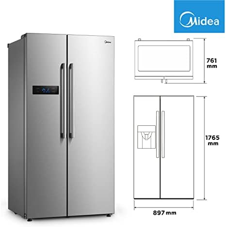 Bild 4 - Midea MERS530FGD02 Side-by-Side Kühl-gefrierkombination/177,5 cm hoch/No Frost/Inverter Compressor/Twin Control/Indoor Ice Bar