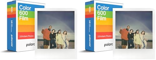 Image of Polaroid Color Film for 600 Double Pack, 16 Photos (6012) - Packaging May Vary (Pack of 2)