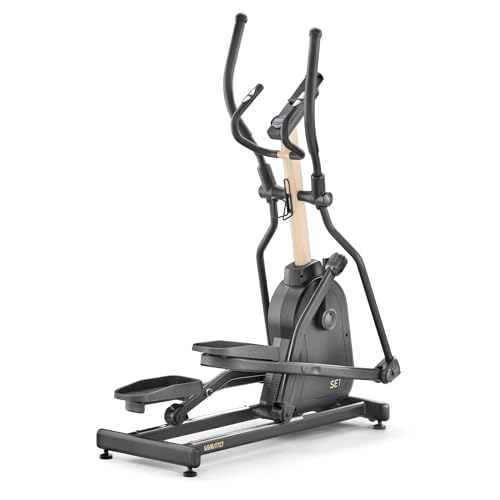 Viavito SE1 Magnetic Elliptical Cross Trainer for Home Use Smart Cardio Fitness Machine for Weight Loss & Full Body Workout, 6KG Flywheel, 19” Stride, 16 Resistance Levels, LED Display & Wheels