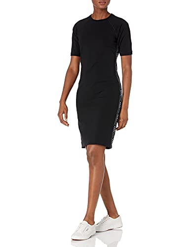 DKNY SPORT Women's Sneaker Dress Vestido Casual, Black, Extra Small De Las Mujeres Cover