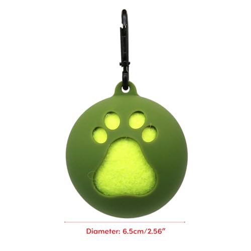 Hyclam Standard Tennis Ball Holder With Carabiner Hands-Free Pet Ball Cover Holder For Training Walking Tennis Play Durable Hands-free Pet Ball Cover Holder Flexible And Durable - Image 3