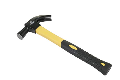 Image of Proxima Steel Claw Hammer ENGLISH PATTERN With Fiberglass Handle Size 16oz (453 gram Weight, Handle length 275 mm)