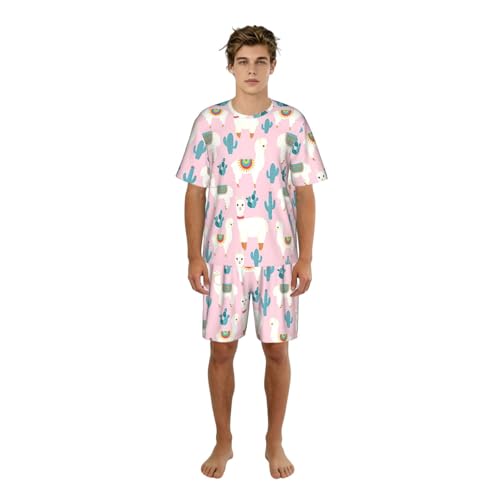 Pyjama d'été col rond homme pour ne plus souffrir de la chaleur la nuit