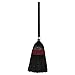 Flag-Tip Janitor Push Brooms - Natural/Black - 42 in.