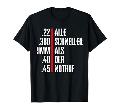 Bild: Alle Schneller Als Der Notruf F�r J�ger Gro�vater Opa 9mm T-Shirt f�r 13,99 EUR (-15%) statt 48,99 EUR bei amazon.de