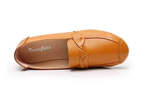 VenusCelia Women's Braid Dance Flat Shoe4