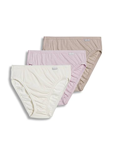 Image of Jockey Women's Underwear Plus Size 100% Cotton Elance French Cut - 3 Pack