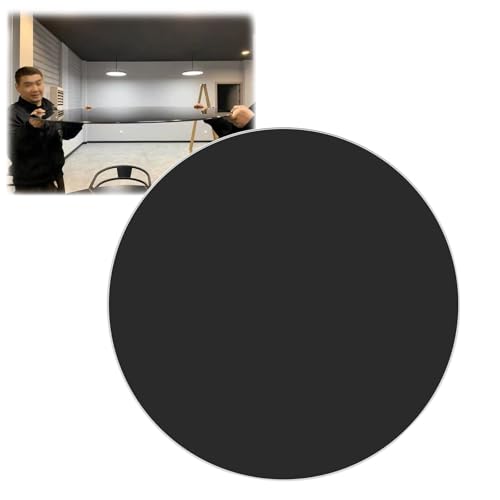 FDCQwyntyrz Round Table Top Black - Replacement Glass top - Round Tempered Glass Table top All Dimensions 40-100cm，High Temperature Resistance，Office Desk Plate Glass(78CM(30.7IN))