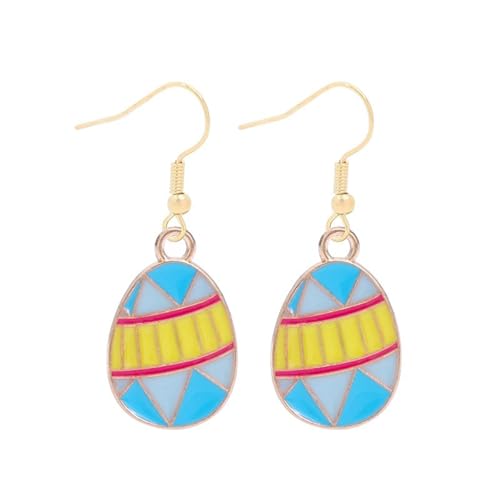 イースターのお祝いのためのユニークなウサギとニンジンイヤリング合金からのクラフト