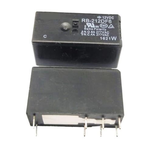 Relais RB-212DF6 12VDC commutation 8A stable avec boîtier compact 8PIN lot de 5