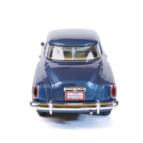 Modelo Diecast Carro Retro Studebaker 1:18 Azul miniatura 5