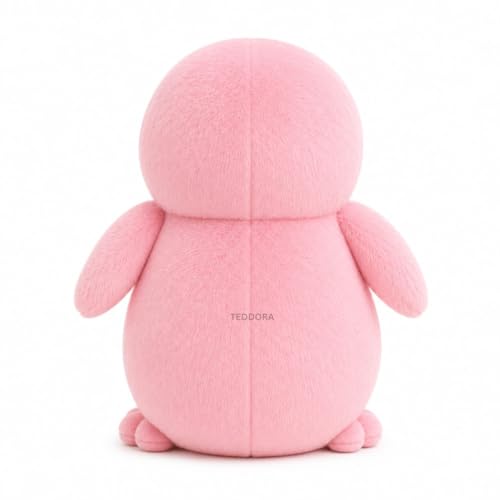 Image of Mr.Bow Pingo Soft Toy for Girls Boys Kids,Pink,Penguin Animal Plush Stuffed Baby Teddy Gift Birthday, 25 cm