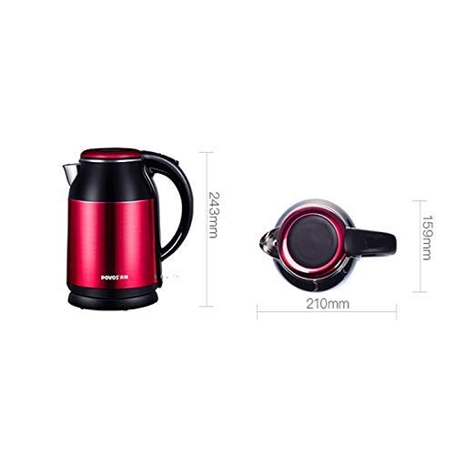 Tetera eléctrica de pared acero inoxidable con apagado auto miniatura 2