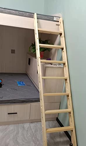 Échelle en bois pour lit robuste et durable, finition premium pour chambre et mezzanine - 3
