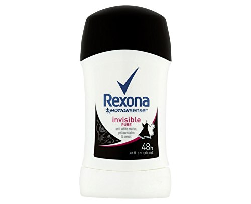 Rexona Womans Motion Sense Invisible Pure Deodorant Stick 40Ml / 1.35 Oz Travel Size (Pack Of 6) #TOP1