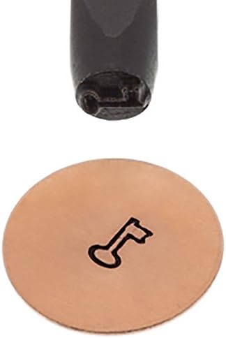 3/16" 5 MM Key Punch Stamp for Marking Pressing Gold Silver Copper Jewelry Charms Pendants Jewelry Tool