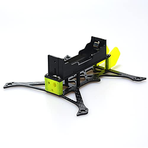 Flyfox Nano3 3 Inch 1S 18650 Long Range Micro Carbon Fiber Quadcopter Frame Kit Fpv Drone Quad Similar With Rekon 3 (3 Inch) #TOP2
