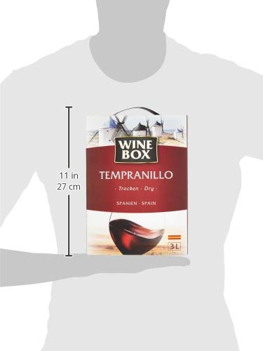 Wine Box Tempranillo Vino de la Tierra de Castilla trocken Bag-in-Box (1 x 3 l) | 3 l (1er Pack)
