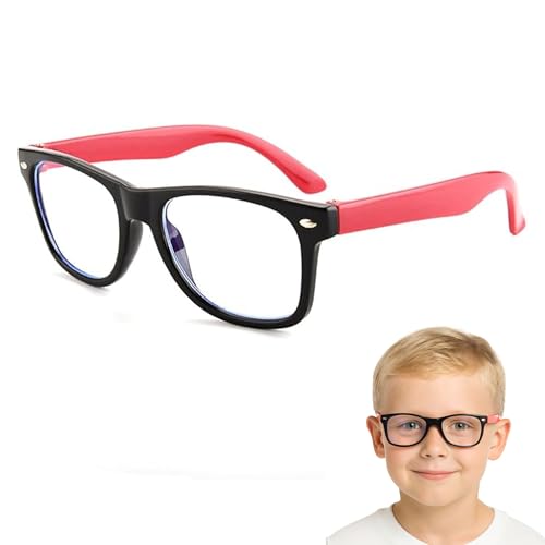 Image of Kids Blue Light Blocking Glasses Rectangle Digital Boys Girl Age for 5-12